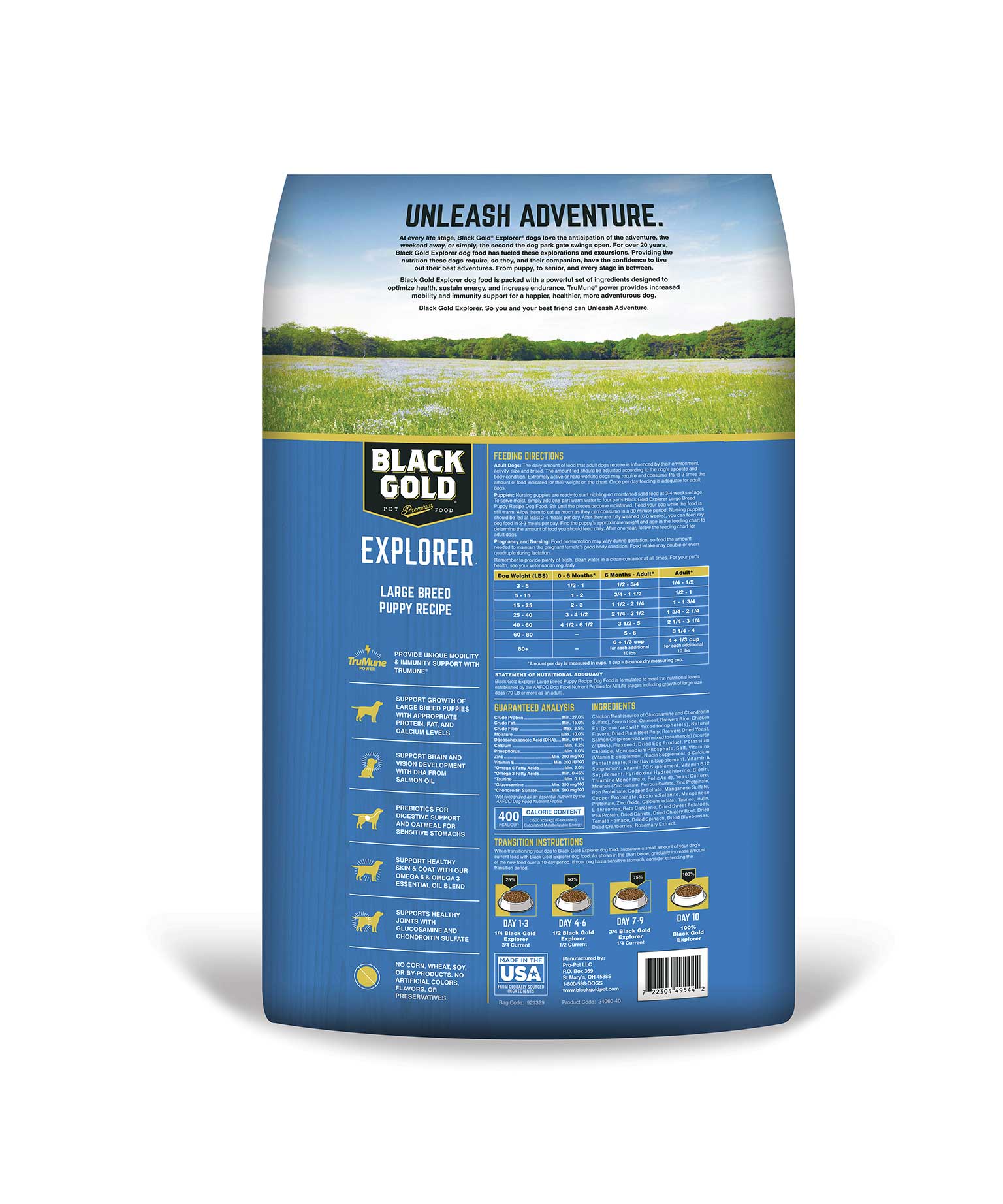 Large Breed Puppy Recipe Black Gold Premium Pet Food Large Breed Puppy Recipe
