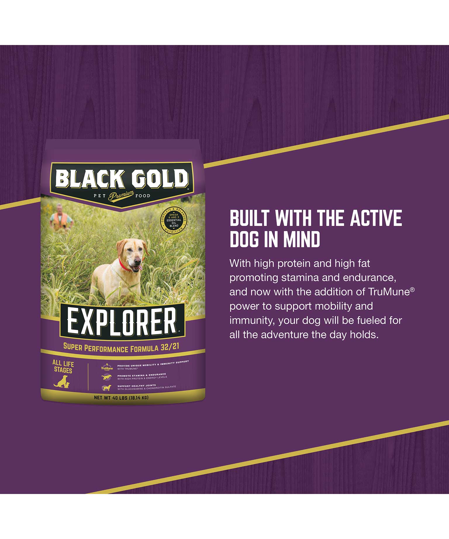 Black Gold Premium Pet Food Super Performance Formula 32/21 |